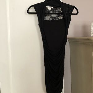 Black cocktail dress